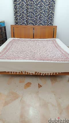 king size bed and mattress for sale 0