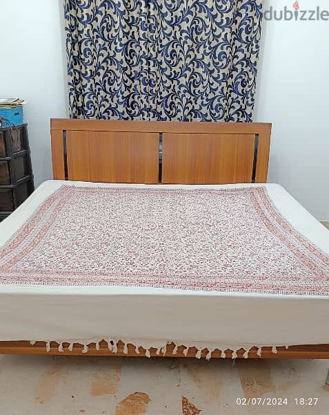 king size bed and mattress for sale 1