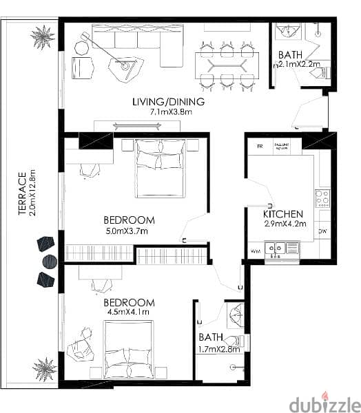 Only for 55% ownership Apartment / installments/55٪مقدم 10