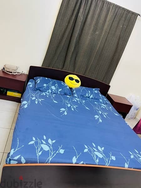 well maintained used bed and mattress for sale 1