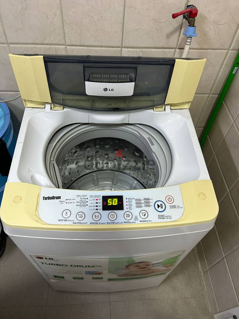 LG Washing Machine, Top Loader 7Kg, Turbo Drum for Sale. 1