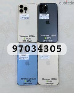 iPhone 13promax 128GB 90% above battery clean condition