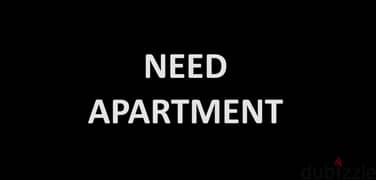 I'm looking for an apartment for Family