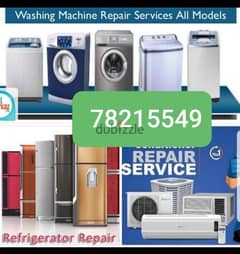 Maintenance automatic washing machines and refrigerator