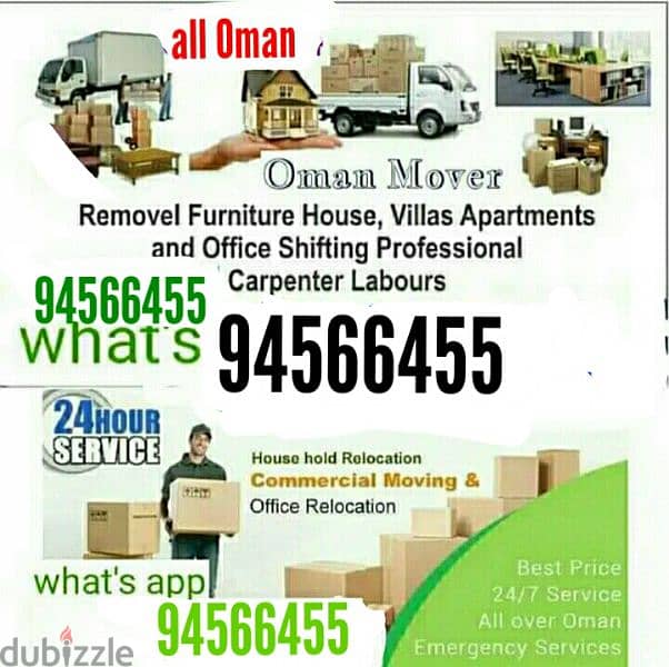 Best movers and packers house shifting service all Oman 0