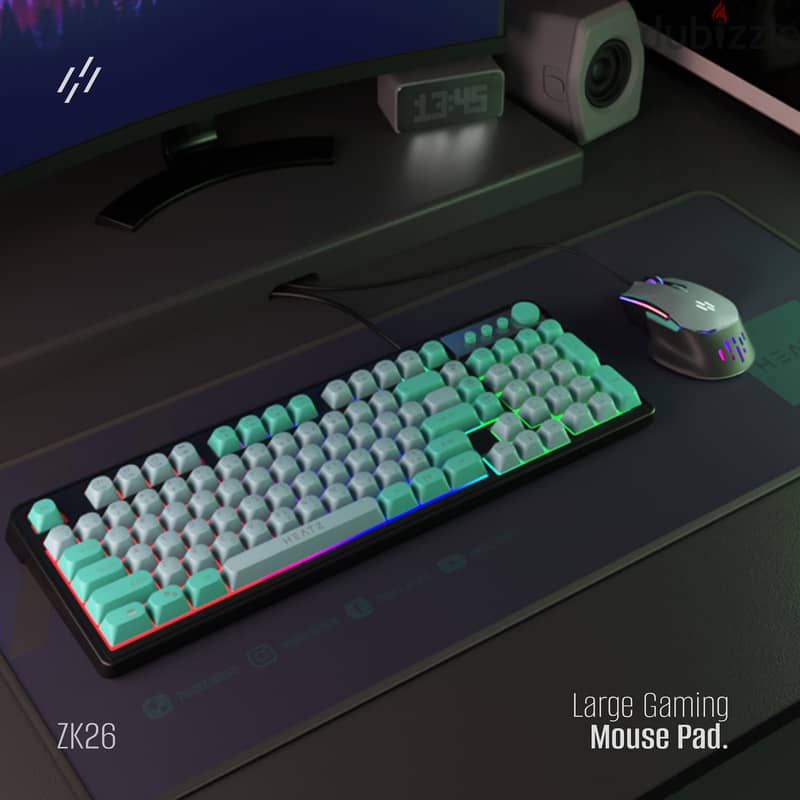 Heatz ZK26 Gaming Combo Keyboard & Mouse - Brand New 1