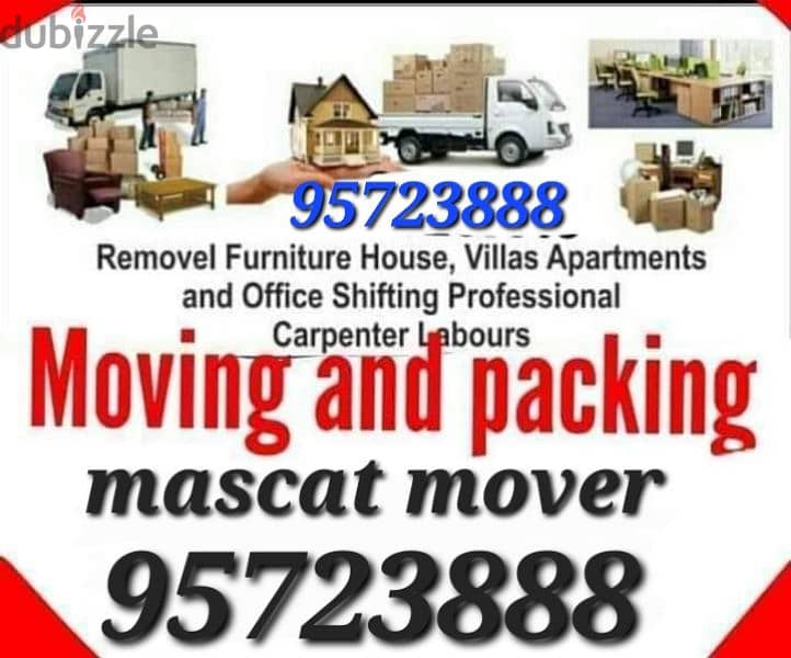 Muscat Mover carpenter house shiffting TV curtains furniture fixing 0