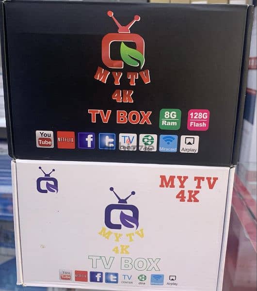 Latest android box 8gb ram 128gb rom with 1 year subcription 0