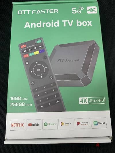 New model 4k Ott android TV box, dual band WiFi, world wide channels