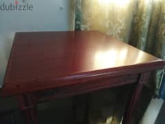 2 IRON DINING TABLES GLASS ON TOP, 5 WOODEN CENTRE  TABLES