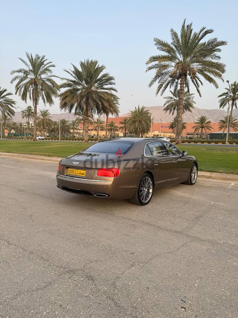 بنتلي فلاينج سبير V12 خليجي وكالة عمان استخدام المالك الأول 2014 3