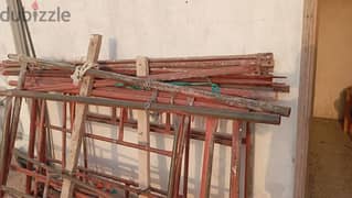 4 set of scaffolding and long plank (patta) used 1 time