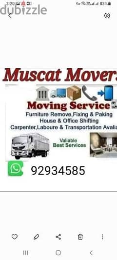 transport servic and house shifting movers