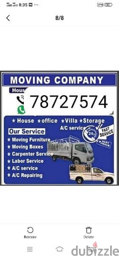 Movers House shifting service All Oman