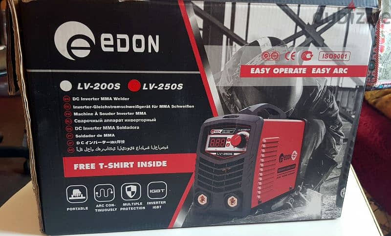 Welding machine electric DC power 250 AMPS 0