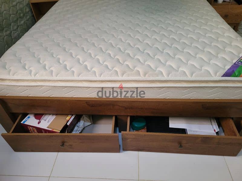 Bed with mattress 180x200 CM (Kingsize Bed &matress) 3