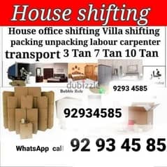 carpenter house  villa shifting transport servic