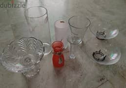 Glass ware and Vases