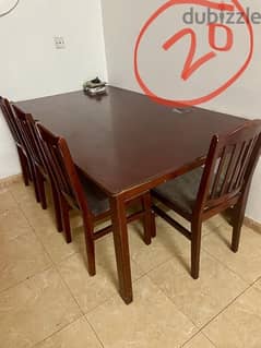 Big Table with 4 chair