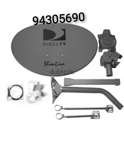 dish setlite tv recever installation and tv fixing