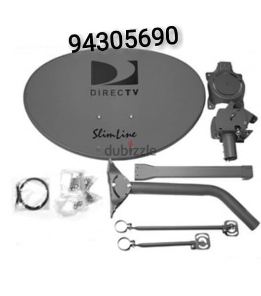 dish setlite tv recever installation and tv fixing 0