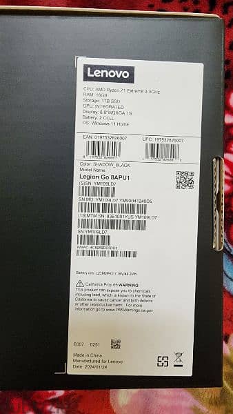 LENOVO LEGION GO 1TB VERSION 2