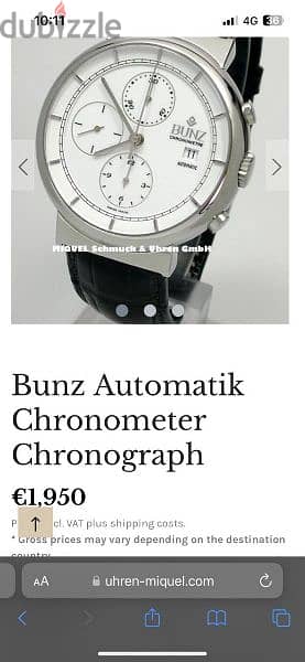 Bunz chronometer automatic 2