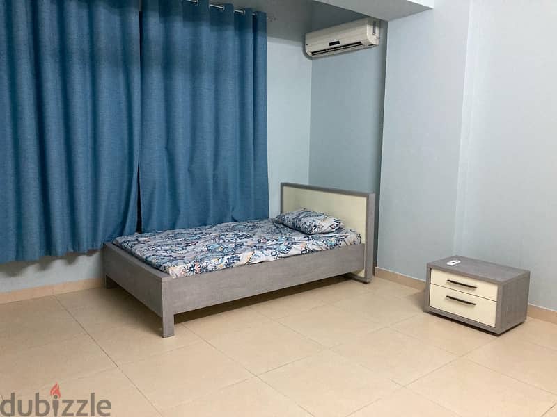 Fully furnished master bed room available for Indians 0