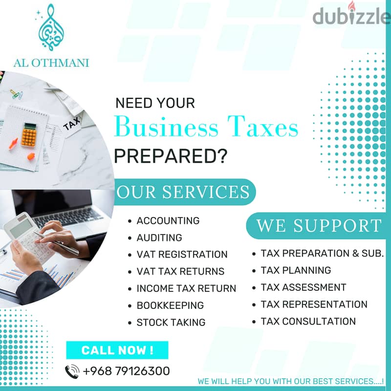 Providing all type of Accounting,Auditing and VAT filing services 1