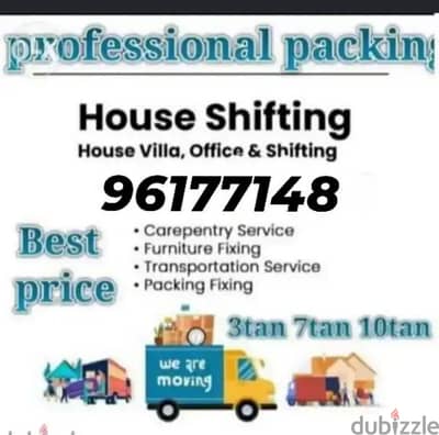 House shiffting office shiffting furniture fixing transport