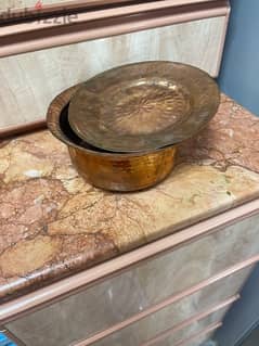 coper pot with lid