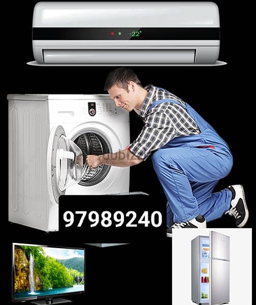 AC AUTOMATIC WASHING MACHINE AND fridge dghkitfcbhh 0