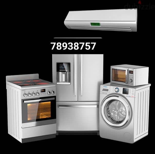 AC AUTOMATIC WASHING MACHINE AND fridge asfgjutrji 0