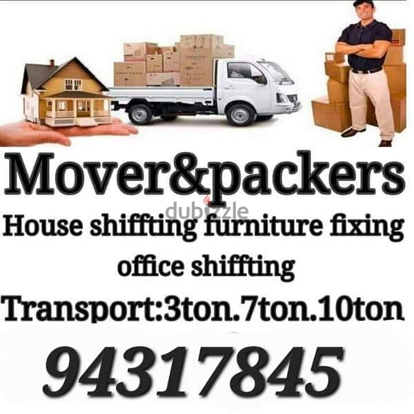 House shiffting office shiffting furniture fixing transport 0