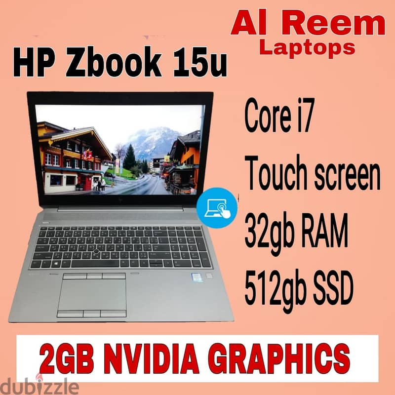 CORE I7 32GB RAM 512GB SSD 2GB AMD GRAPHICS 15-6 INCH TOUCH SCREEN 1