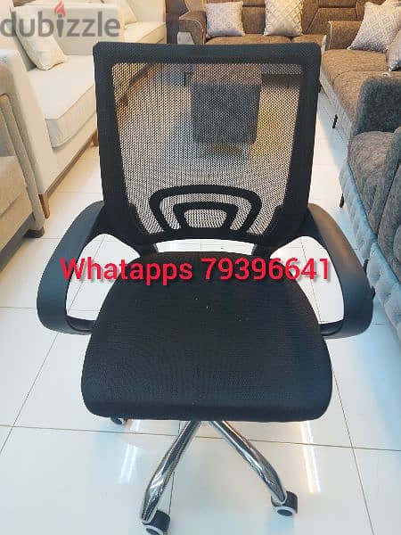 New office chairs without delivery 1 piece 15 rial 2