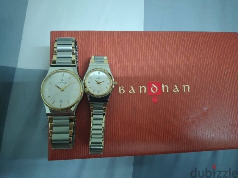 brandnew original couple watch titan 1