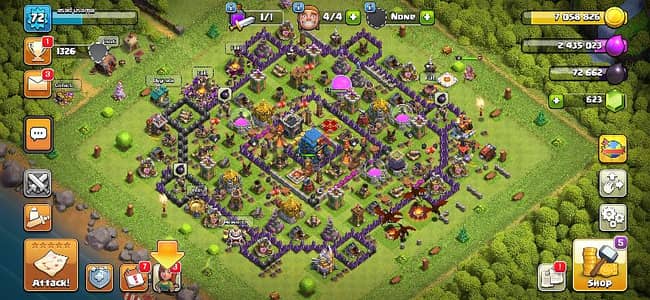 clash of clans account for sale