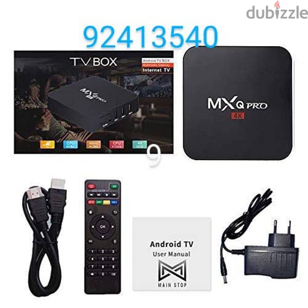 New 4k Android box with 1 year subscription all countries 3