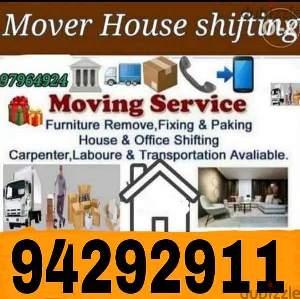 Muscat Mover packer shiffting carpenter furniture TV curtains fixing 0