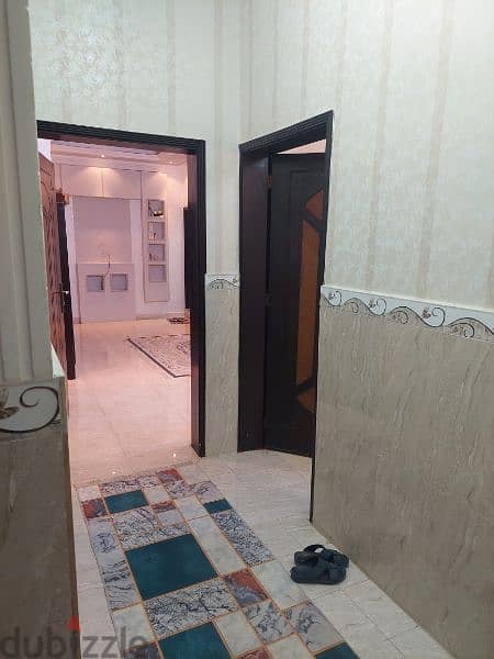 2 bed hal kitchen 2 bath room flate for daily rent in salalah daharez 7