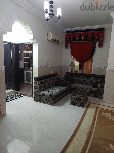 2 bed hal kitchen 2 bath room flate for daily rent in salalah daharez 10