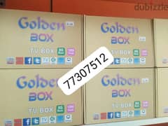 Golden Tv Box with One year subscription