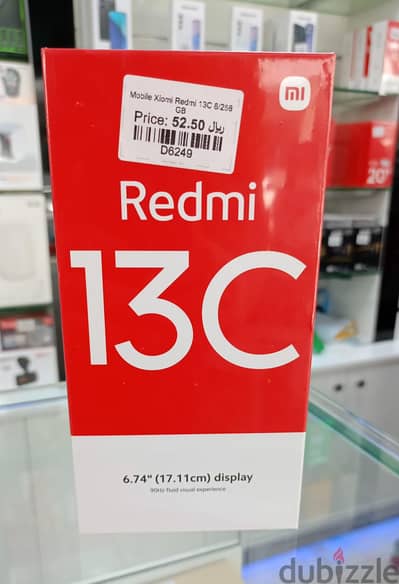 Mobile Redmi 13C Smartphone 8GB/256GB - Brand New