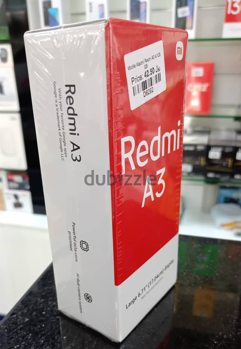 Mobile Redmi A3 Smartphone 4GB/128GB - Brand New 1