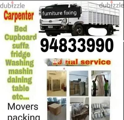 All Oman muscat Mover and Packers house villa office store shifting