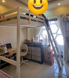 IKEA Loft bed. 1.5 years used. good condition 0