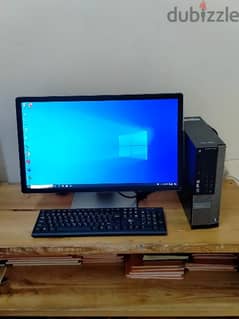 Desktop Complete Set Core i7 8gb Ram 256gb ssd 24 Inch Monitor