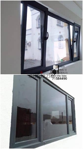 Black uPVC Window 45 only 0