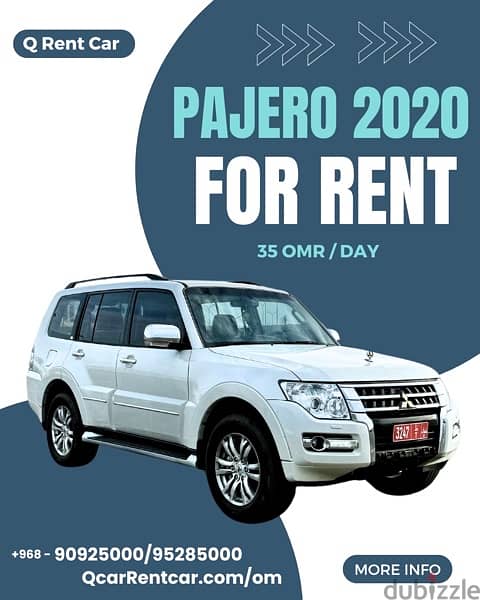 suv Land Cruiser 2024 nissan patrol 2021 pajero 2020 for rent 11